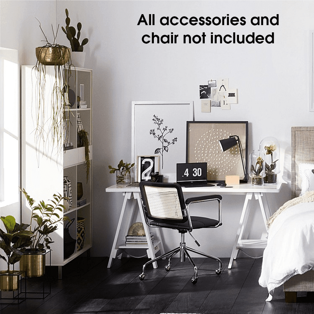 Teddy Wooden White Desk White | Kwickshop