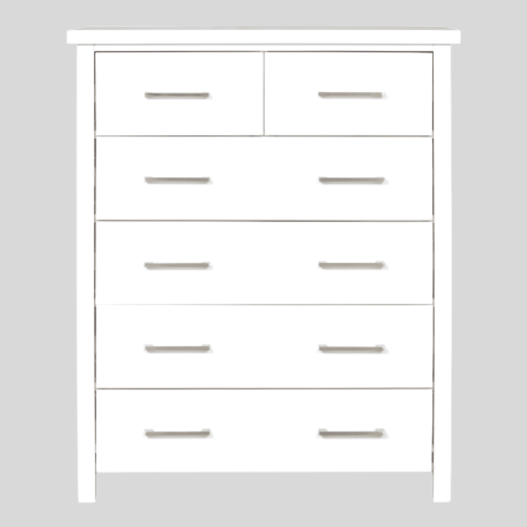 Maylene White Tallboy | Kwickshop