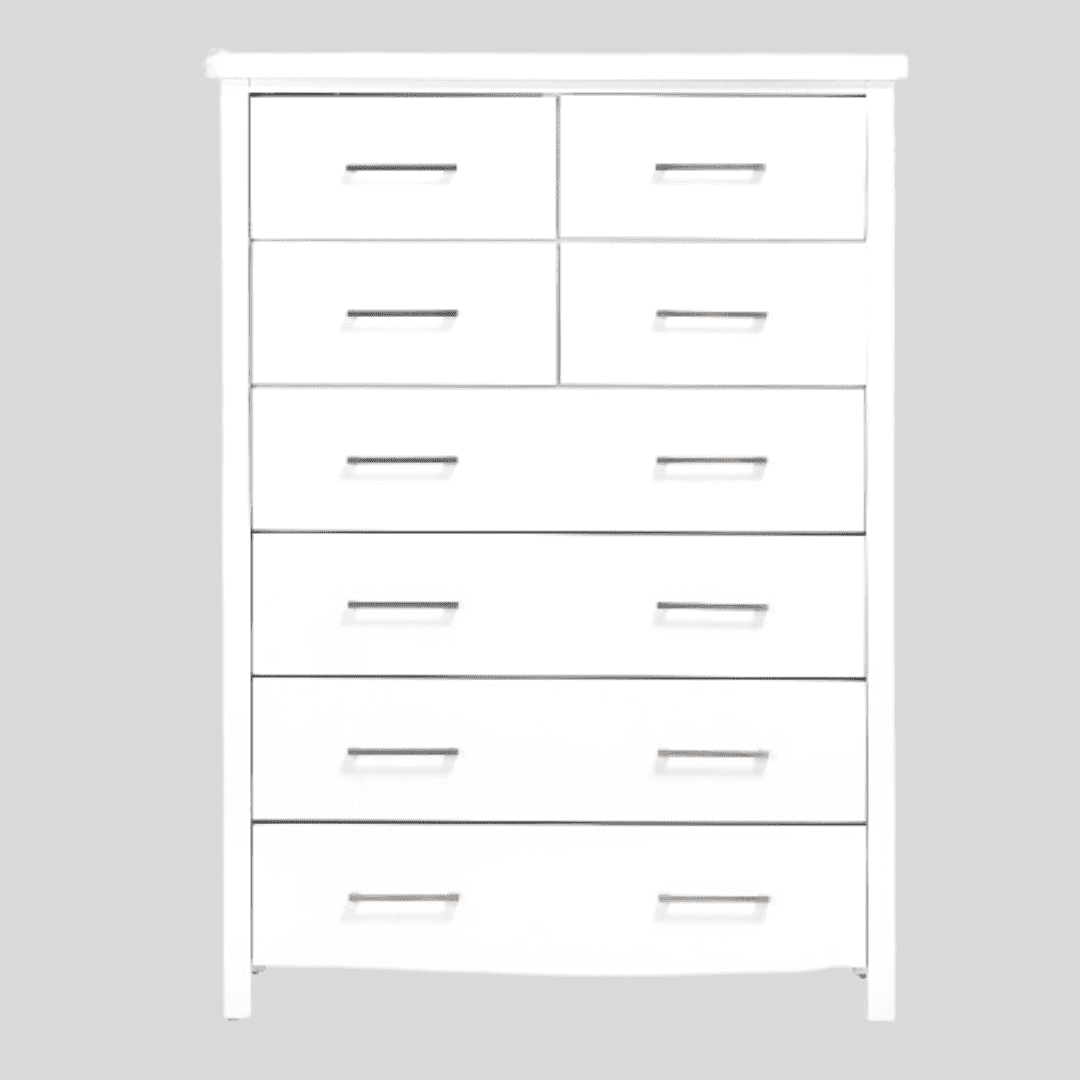 Maylene White Tallboy | Kwickshop