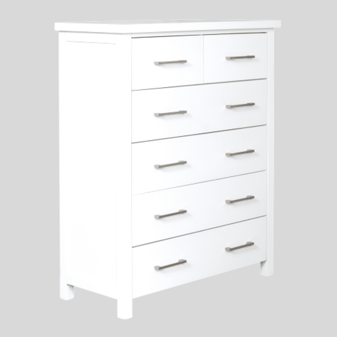 Maylene White Tallboy | Kwickshop