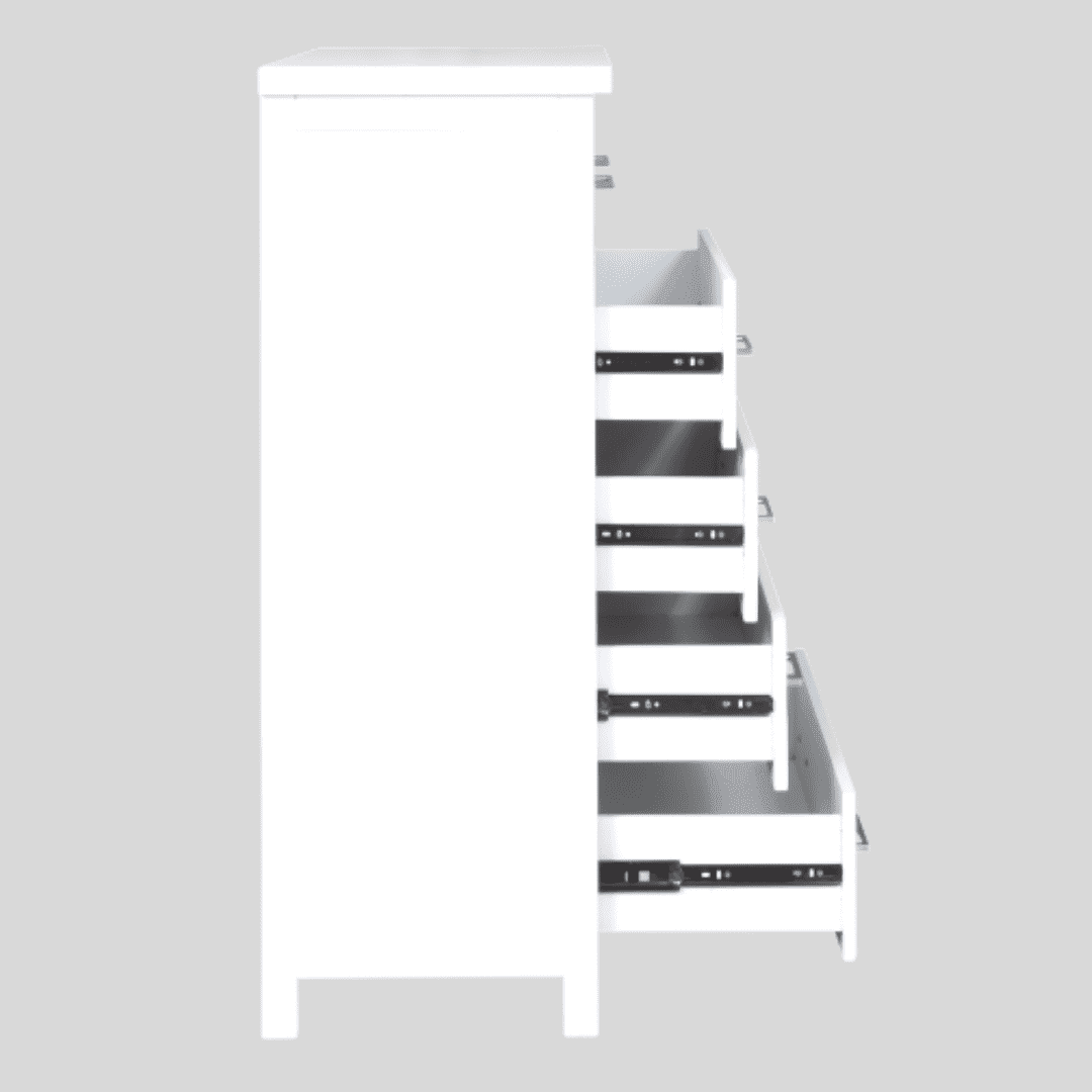 Maylene White Tallboy | Kwickshop