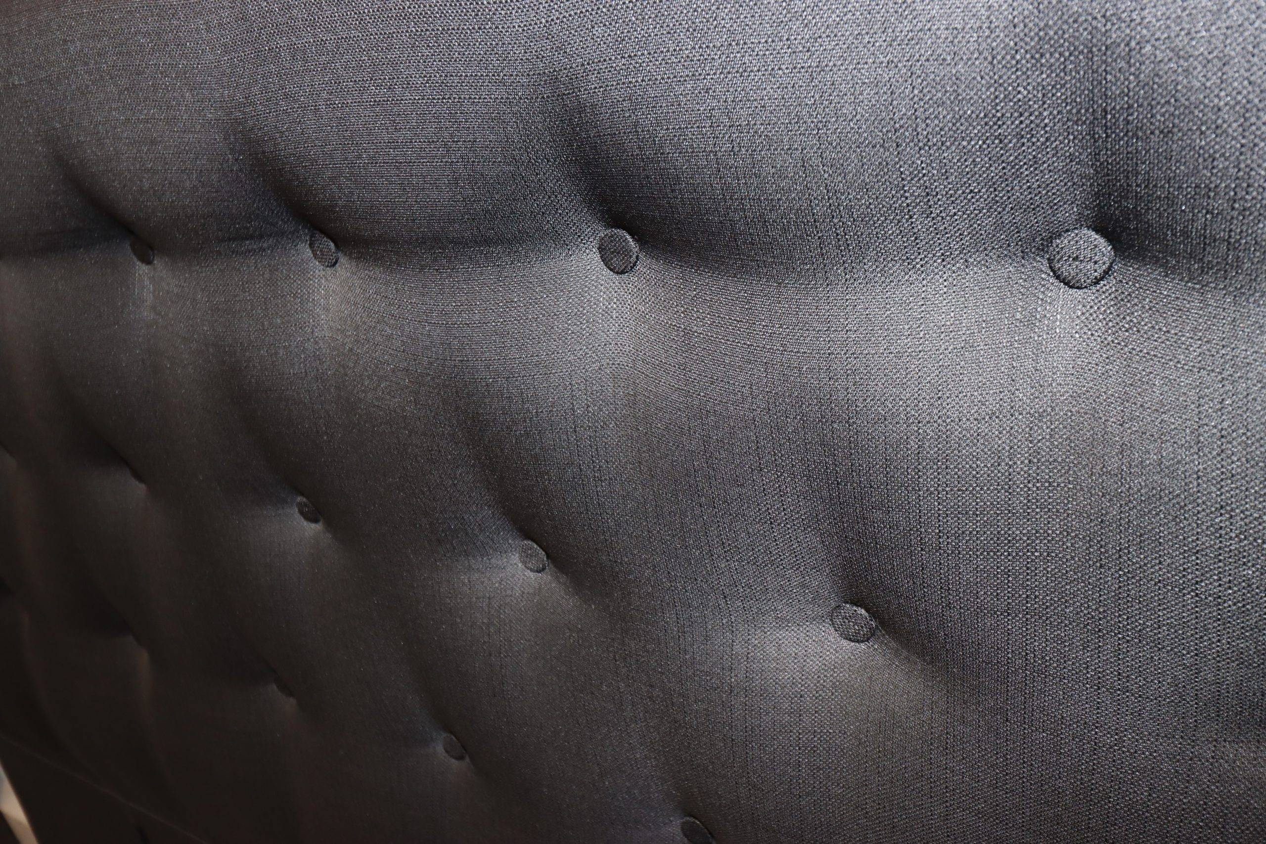 NZ Made Button Headboard | Black | Kwickshop