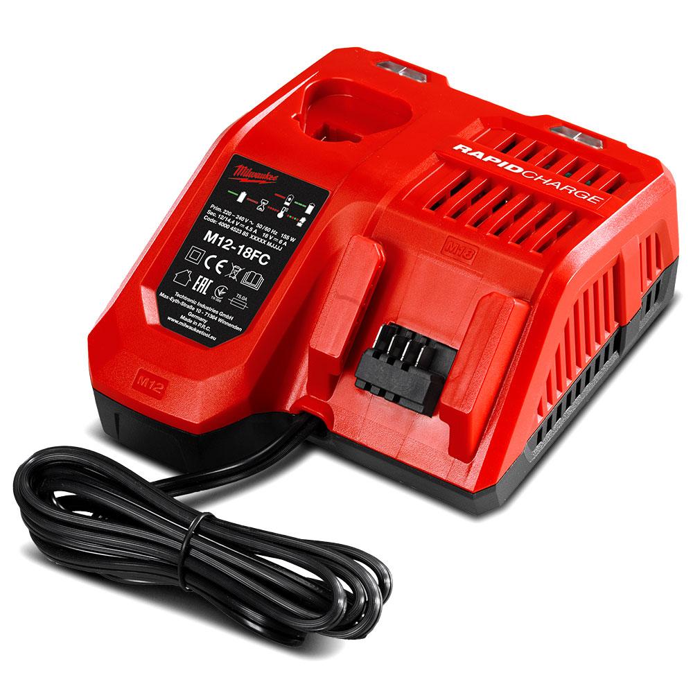 Milwaukee 12V - 18V Multi Voltage Rapid Battery Charger