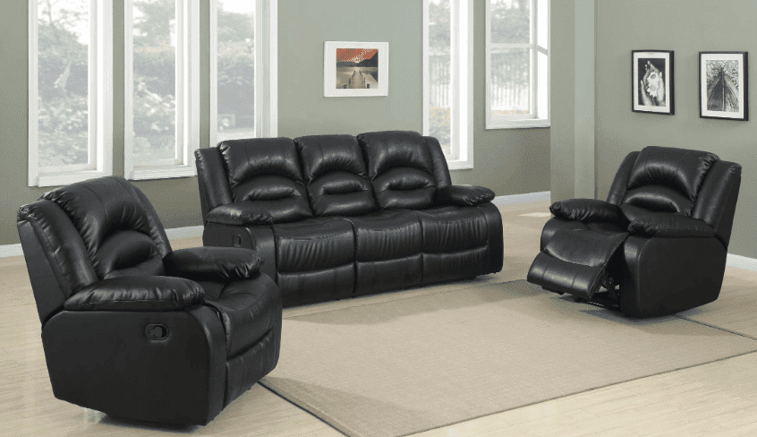 Lara 3-Piece Recliner Lounge Suite | Kwickshop