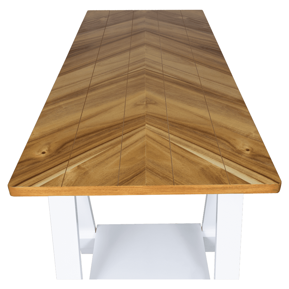 Teddy Wooden Desk Two Tone | Kwickshop