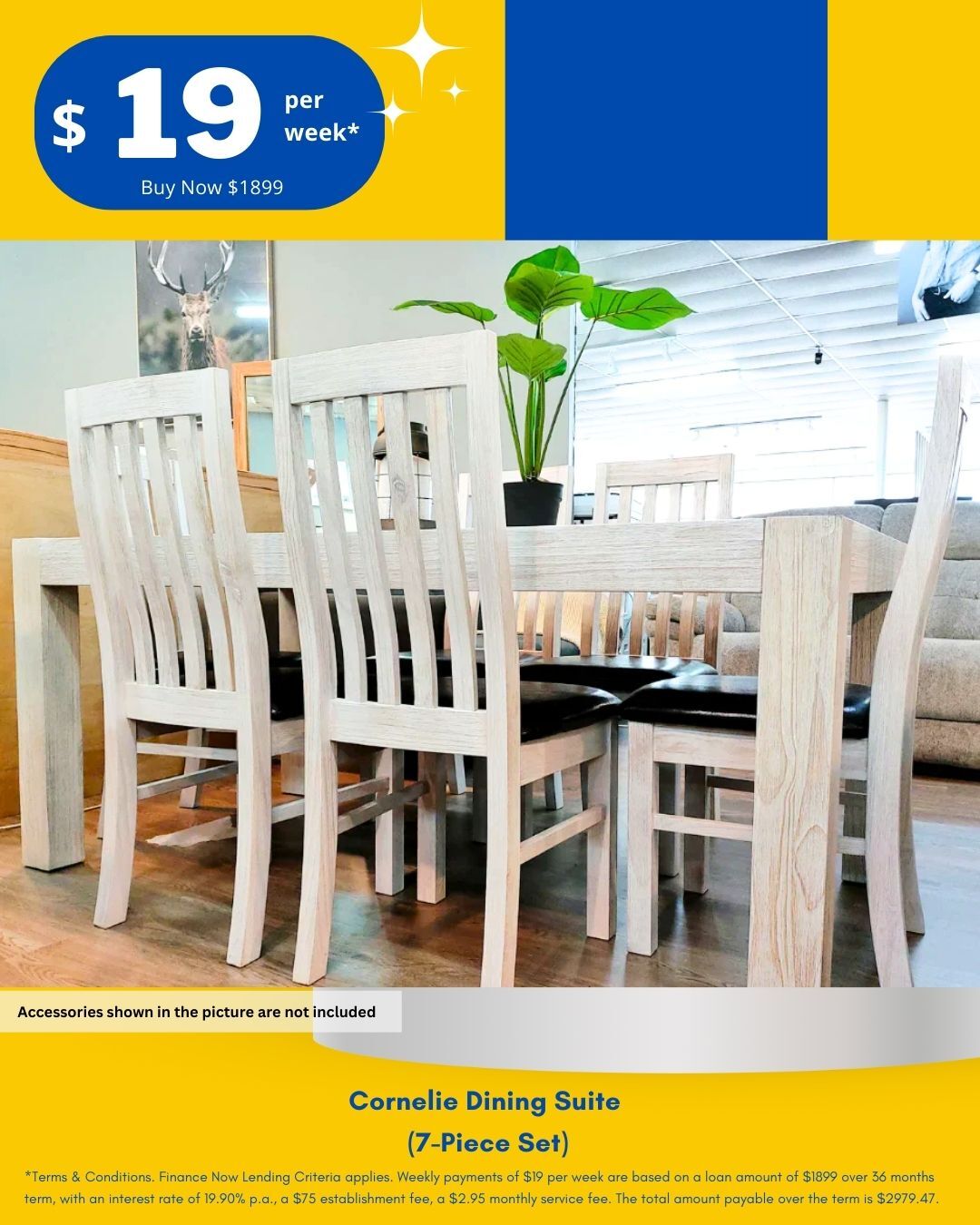 Cornelie Dining Suite Package Deal