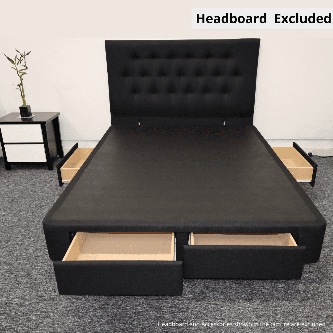 NZ Made Bed Base With Drawer | Kwickshop