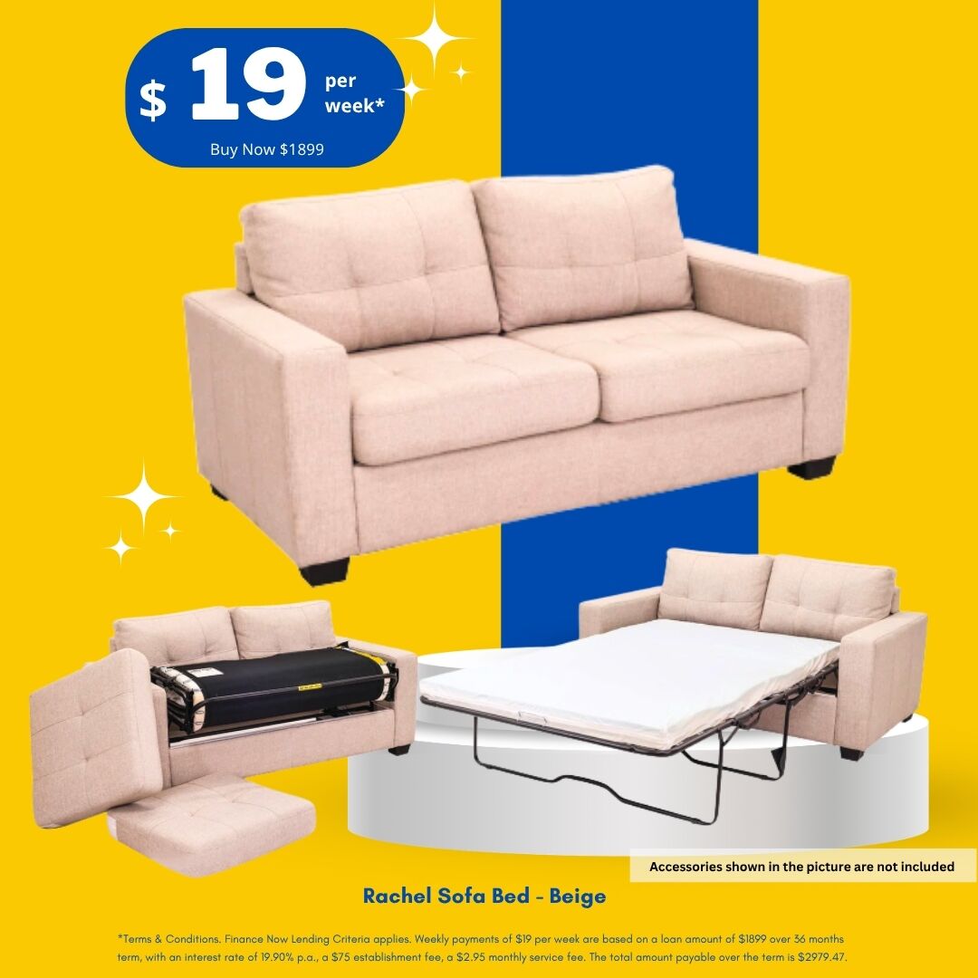 Rachel sofa bed beige