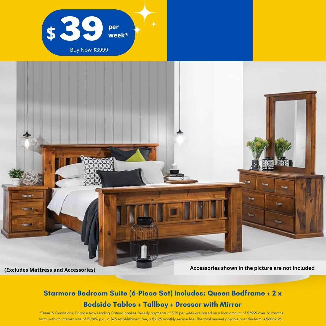 Starmore bedroom suite 6 piece set