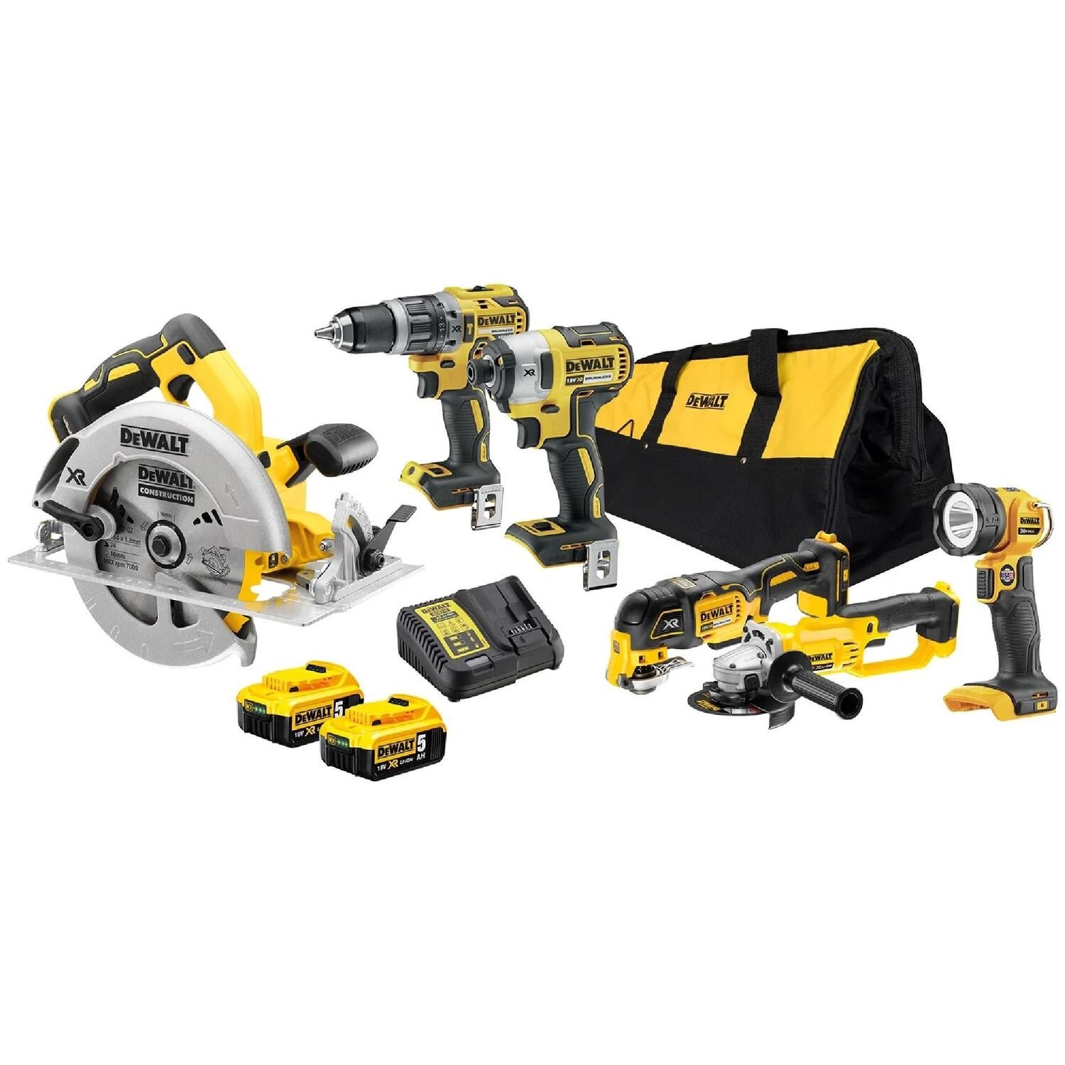 DeWalt 6 Piece Combo Kit NZ 18V XR Cordless Tool Set