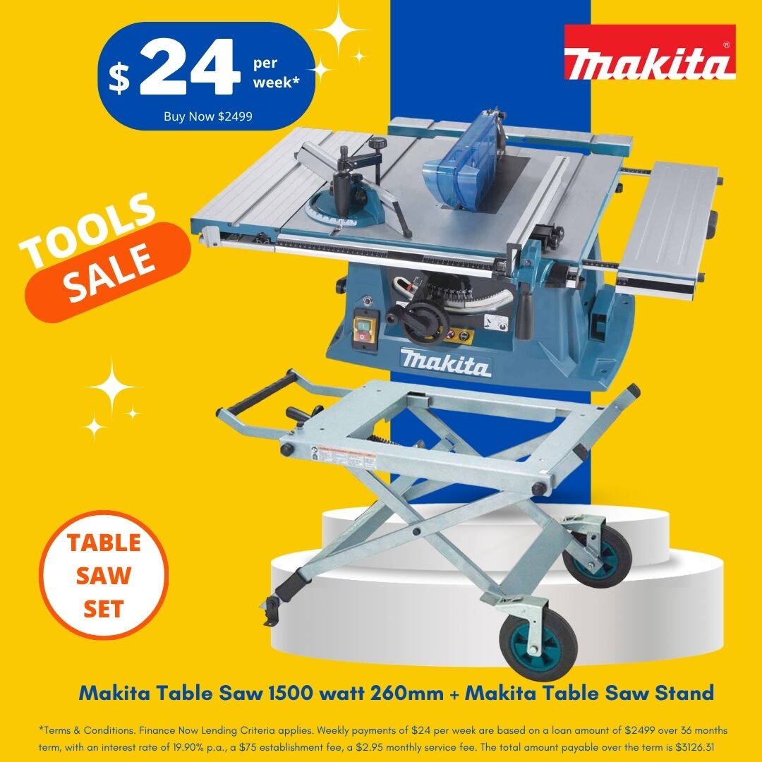 Makita table saw stand package