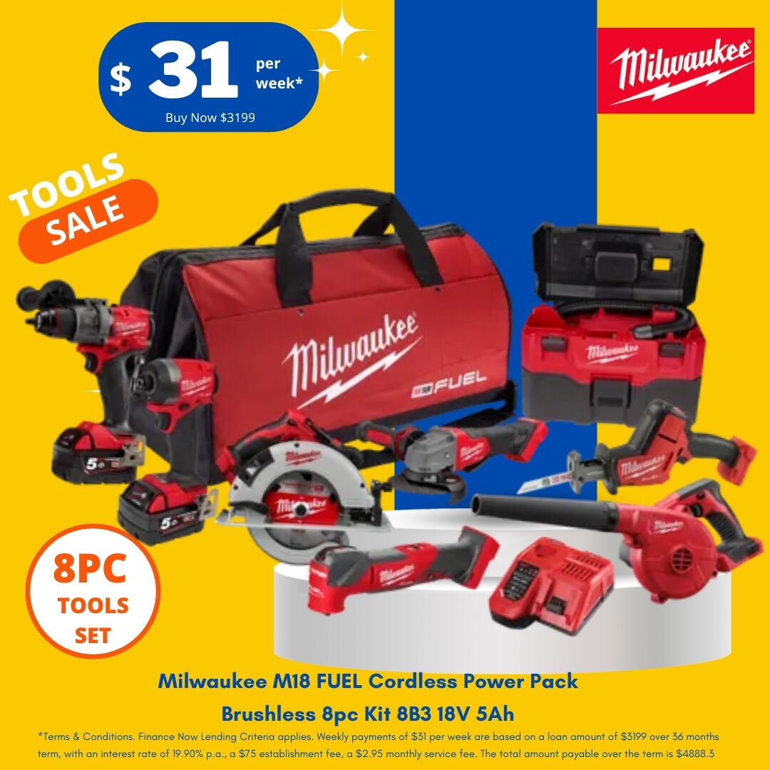 Milwaukee M18 FUEL 8pc kit