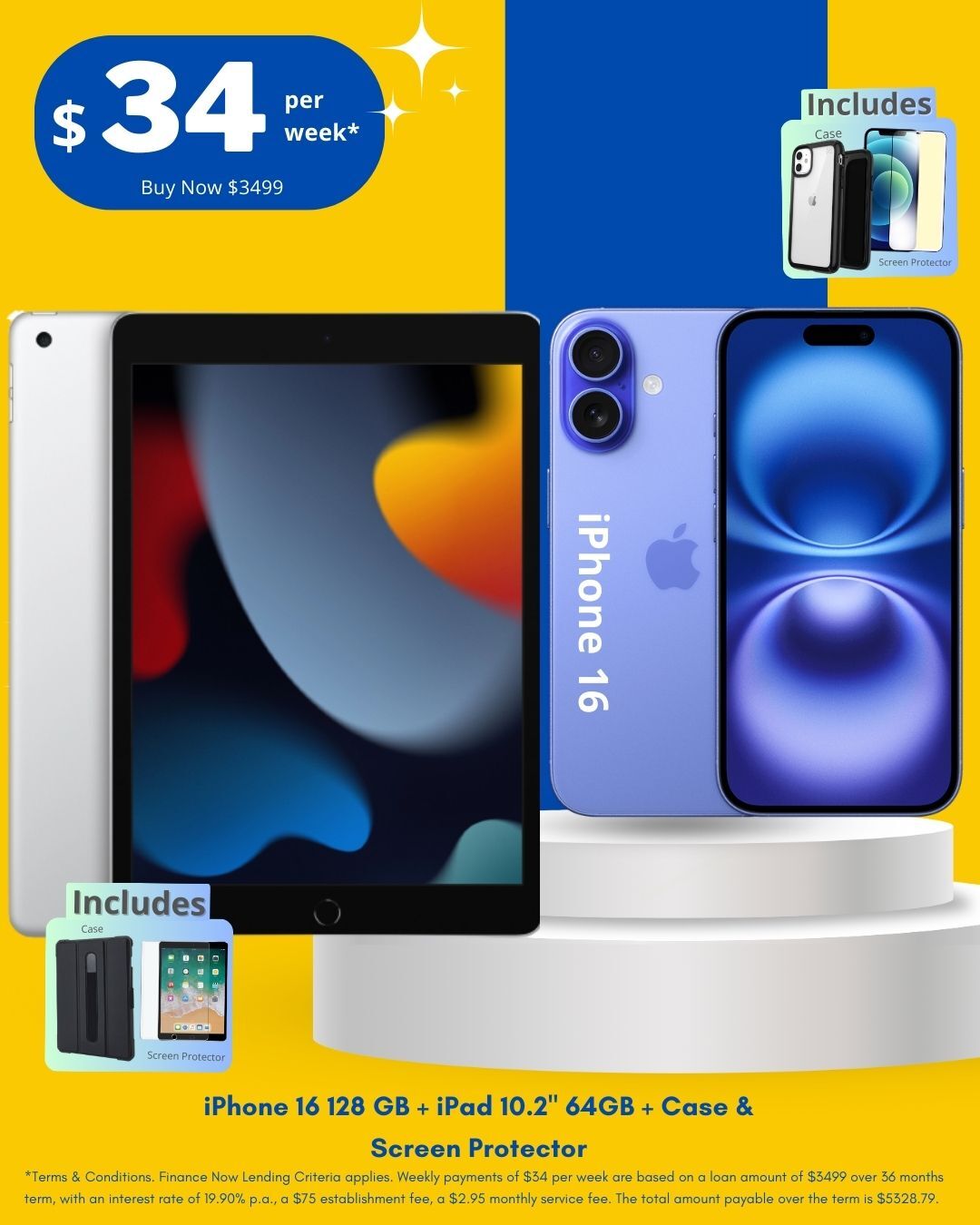 iPhone 16 + iPad Package Deal