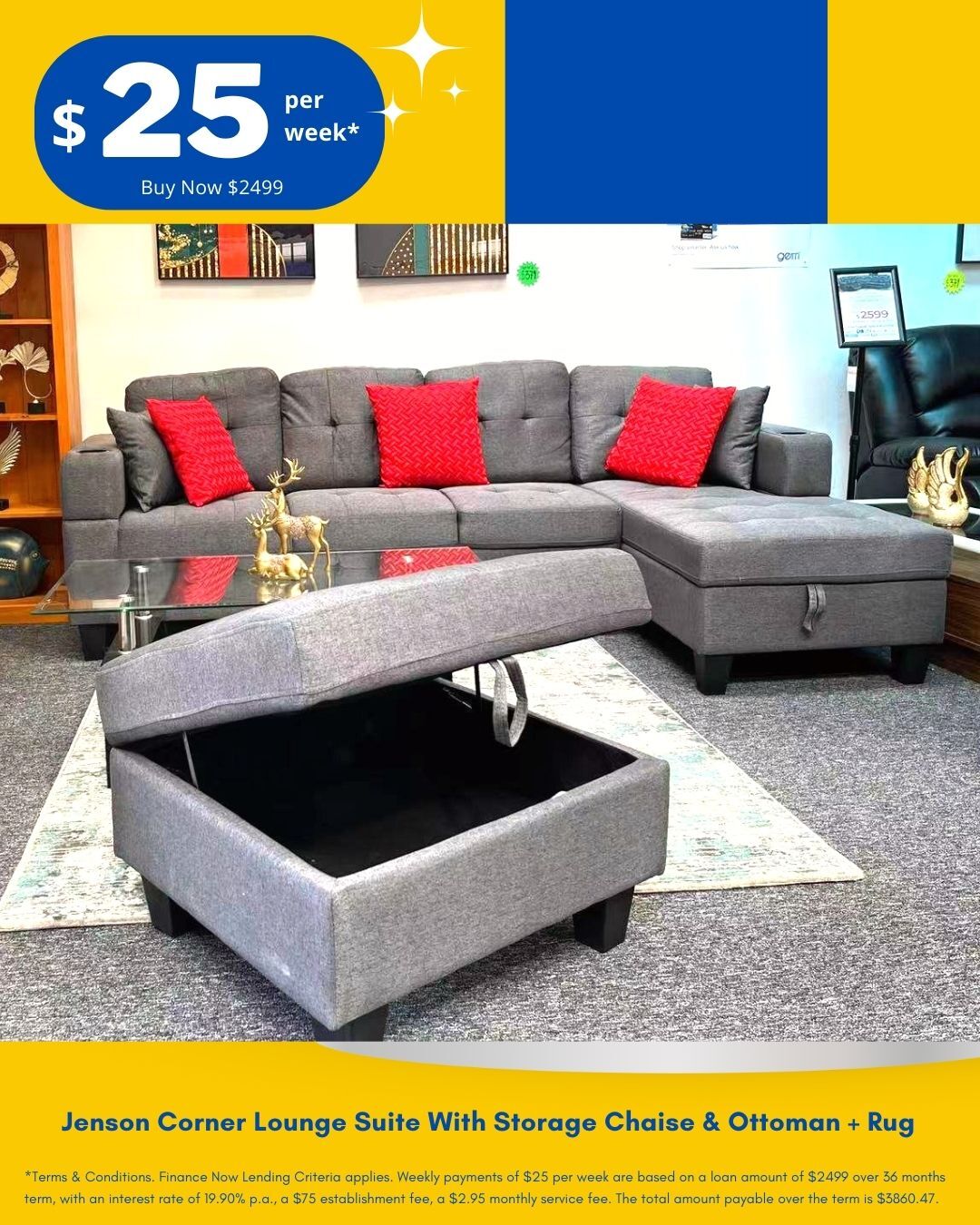 Jenson Corner Lounge Suite Package Deal