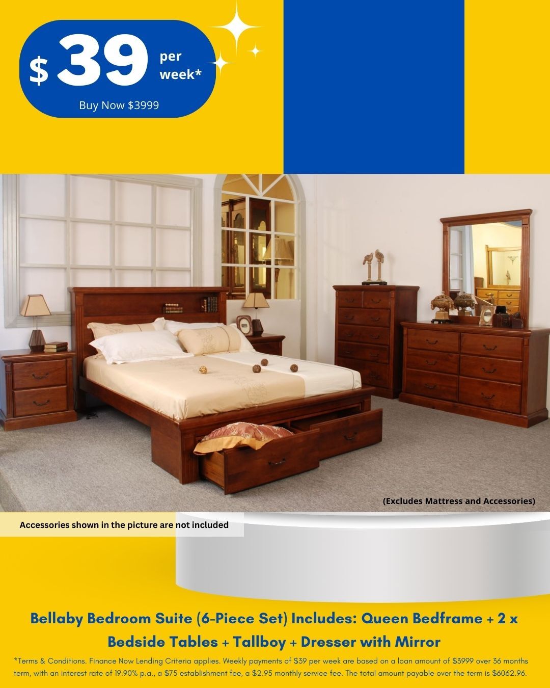 Bellaby Bedroom Suite Package Deal