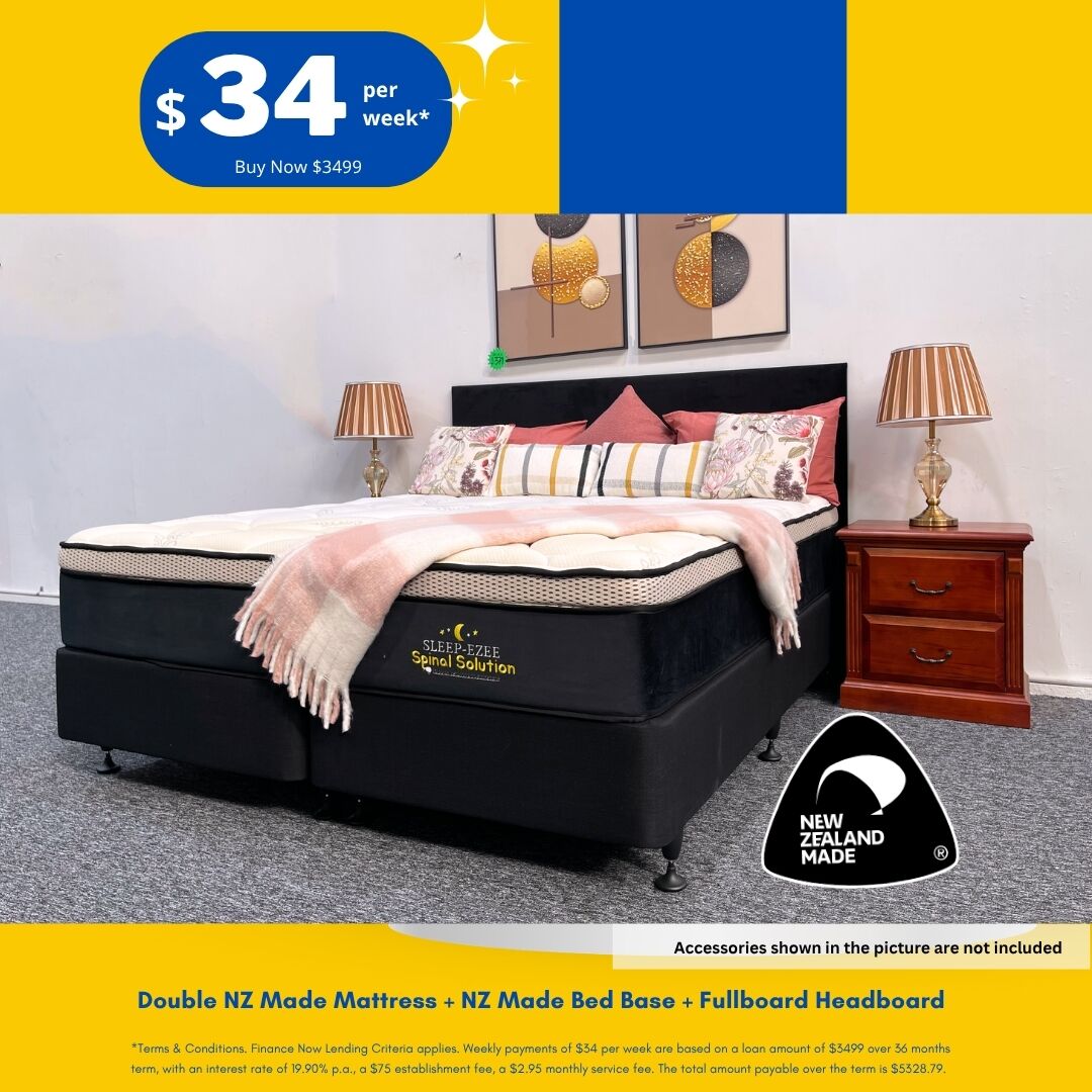 Double NZ made bed base package