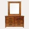 Macclesfield Wooden Dresser With Mirror | Kwickshop