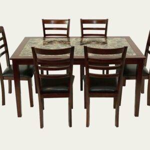 Winsted Dining Suite (Marble Pattern) | Kwickshop