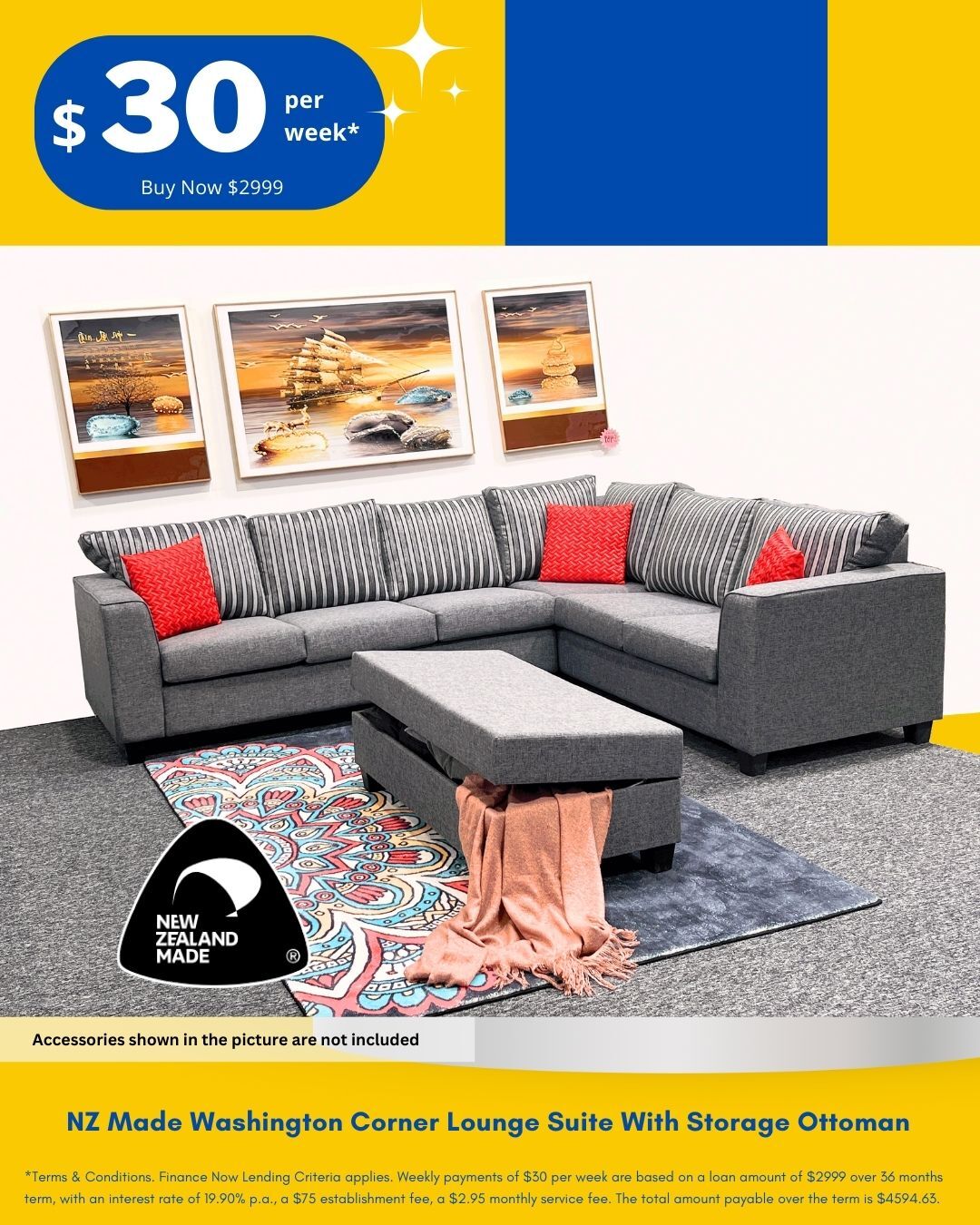 Washington Corner Lounge Suite Package Deal