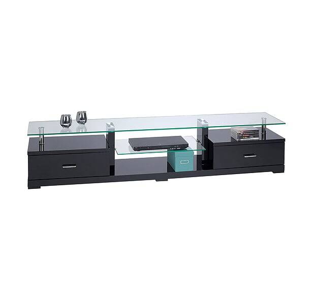 Roche Entertainment Unit | Black | Kwickshop