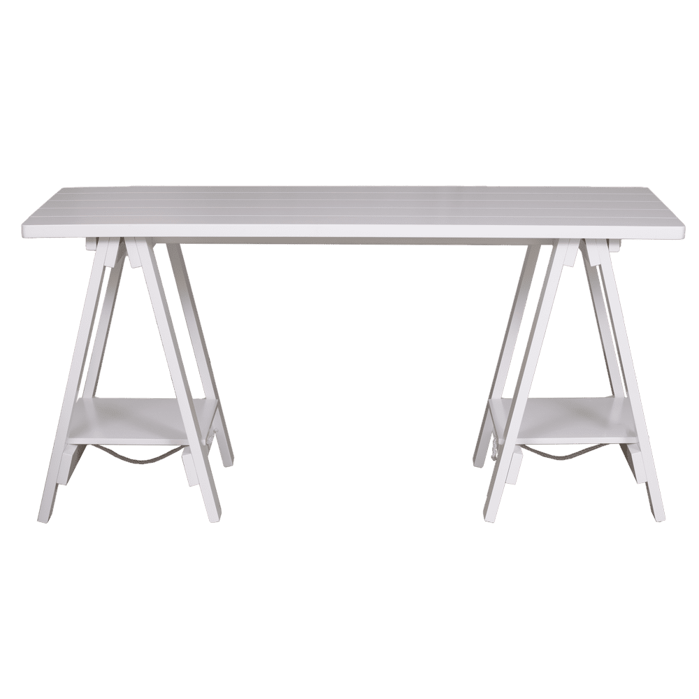Teddy Wooden White Desk White | Kwickshop