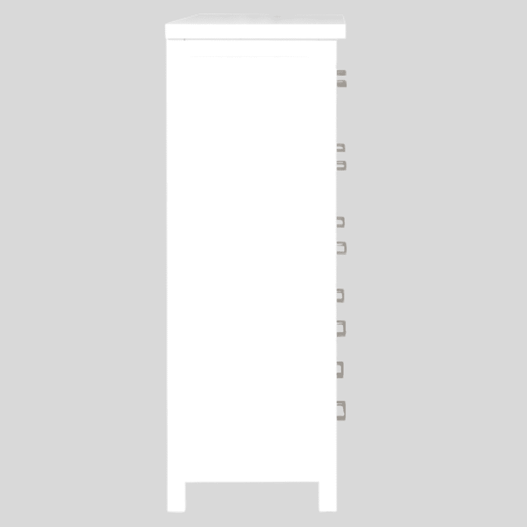 Maylene White Tallboy | Kwickshop