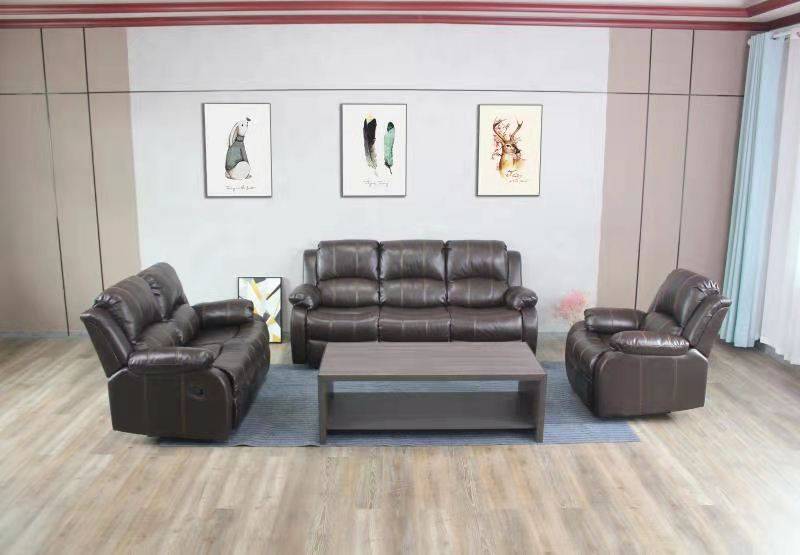 Carmello Recliner Lounge Suite | Brown | Kwickshop