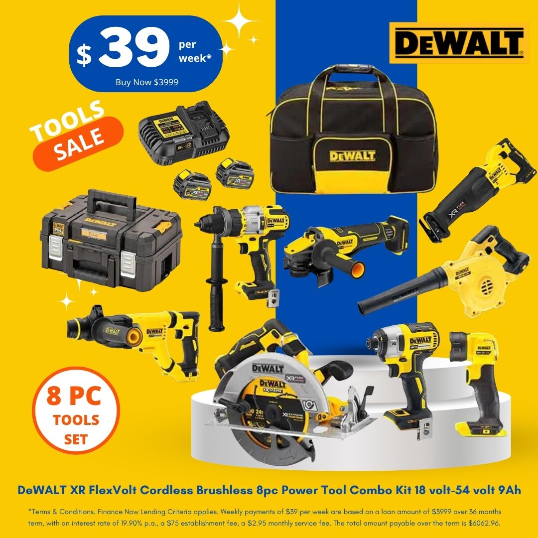 DeWALT XR FlexVolt 8pc combo kit