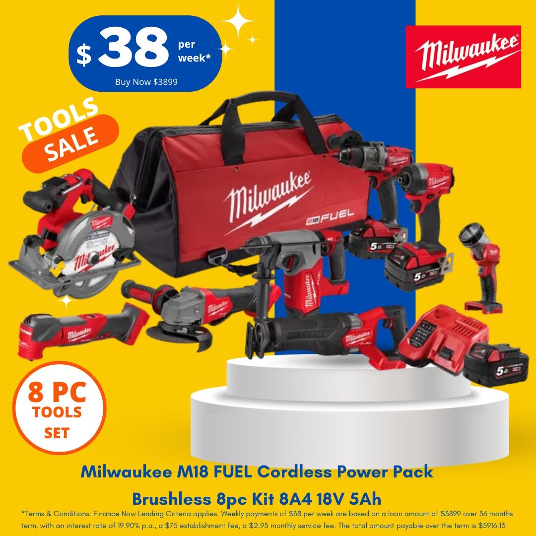 Milwaukee M18 FUEL 8pc kit